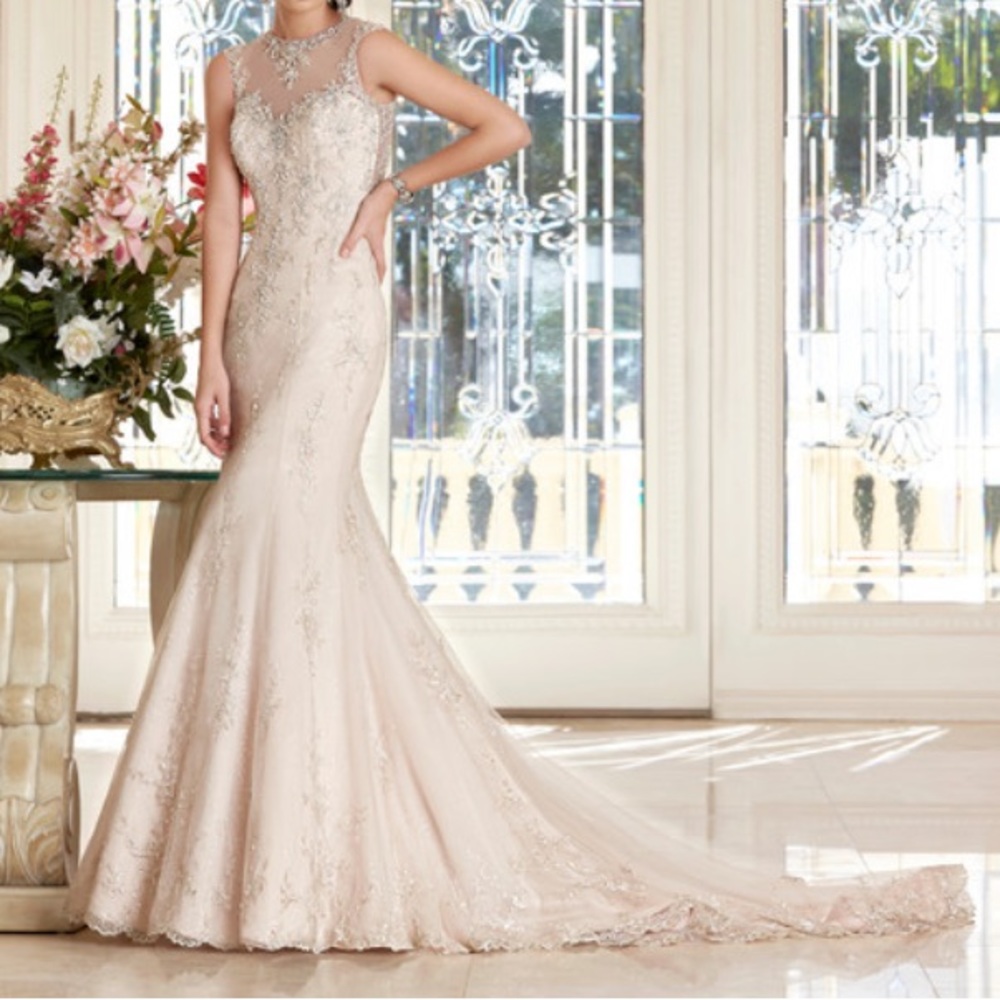IVOIRE by KITTY CHEN ANASTASIA Wedding Dress in Champagne